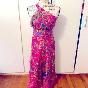 Silk convertible wrap dress / skirt